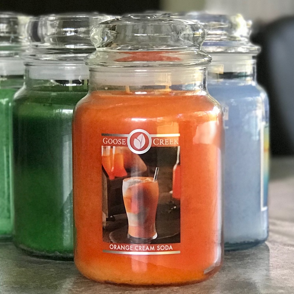 Goose Creek Orange Cream Soda 24-Oz 2-wick, New